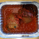 meatballs in tray